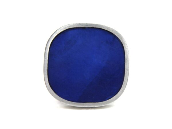 Ring laminiertes Perlmutt blau