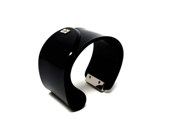 Armband-Plexiglas-schwarz-breit